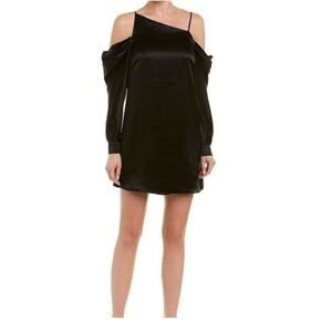 Parker Black Silk Dress